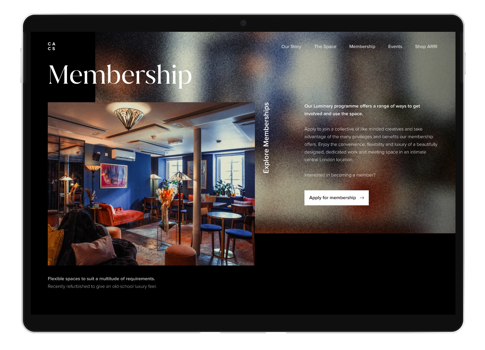 Membership Tab
